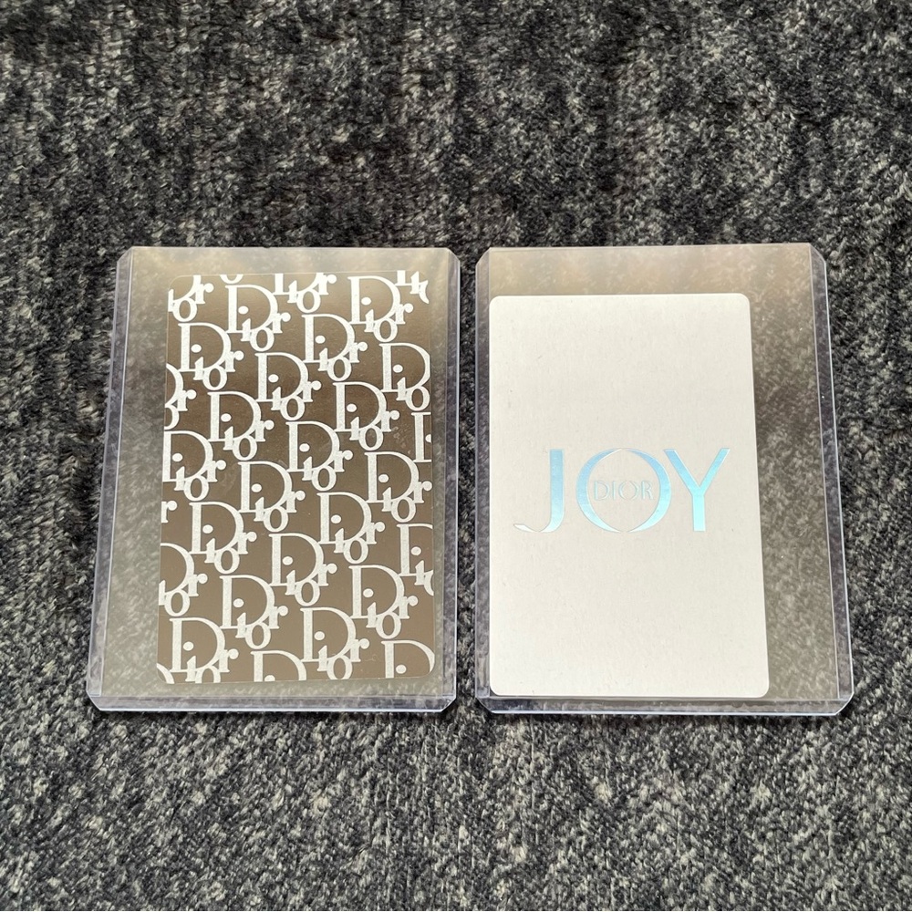 DIOR Set of 2 designer luxury playing cards